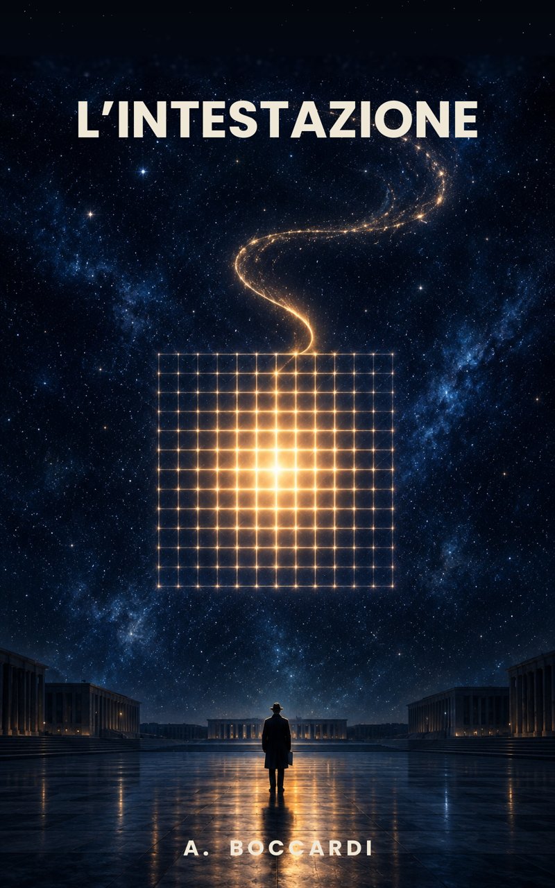 Copertina del romanzo L’INTESTAZIONE di Andrea Boccardi